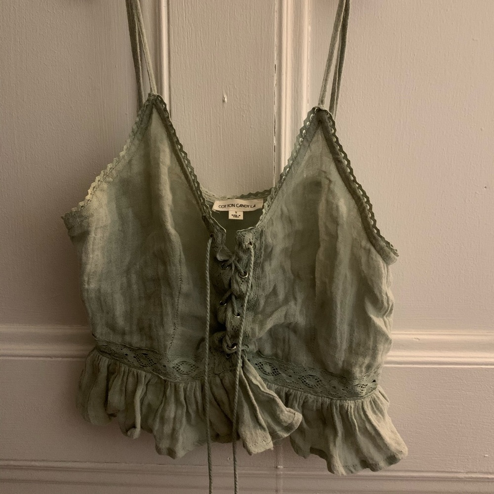 Green tie tank